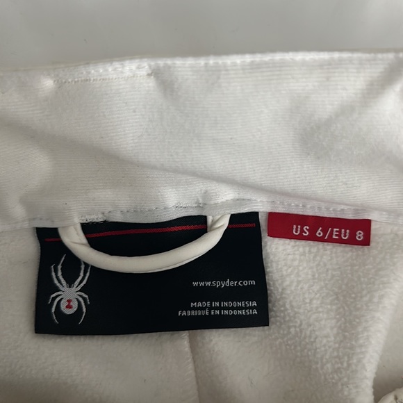 Spyder softshell white ski/snowboard pants - Picture 7 of 9